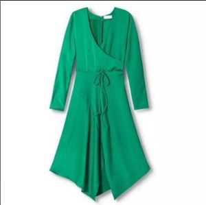 Cushnie x Target Women's Emerald Green Wrap Dress Size 0 NWT